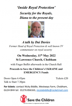 Inside Royal Protection - A talk by Dai Davies