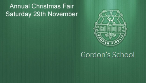 Gordon&#039;s School Christmas Fair 2014