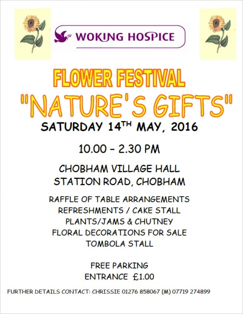 Woking Hospice Flower Festival, May 2016